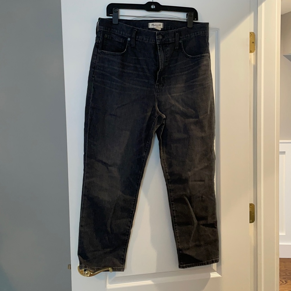 Madewell perfect vintage crop jeans in summer